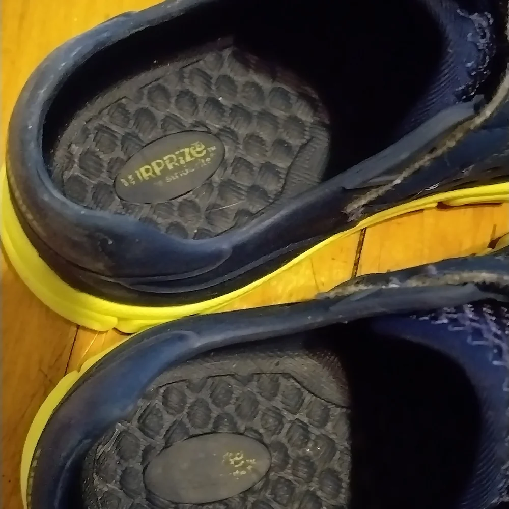 Stride Rite Blue and Yellow Water Shoes Lightweight Breathable Design